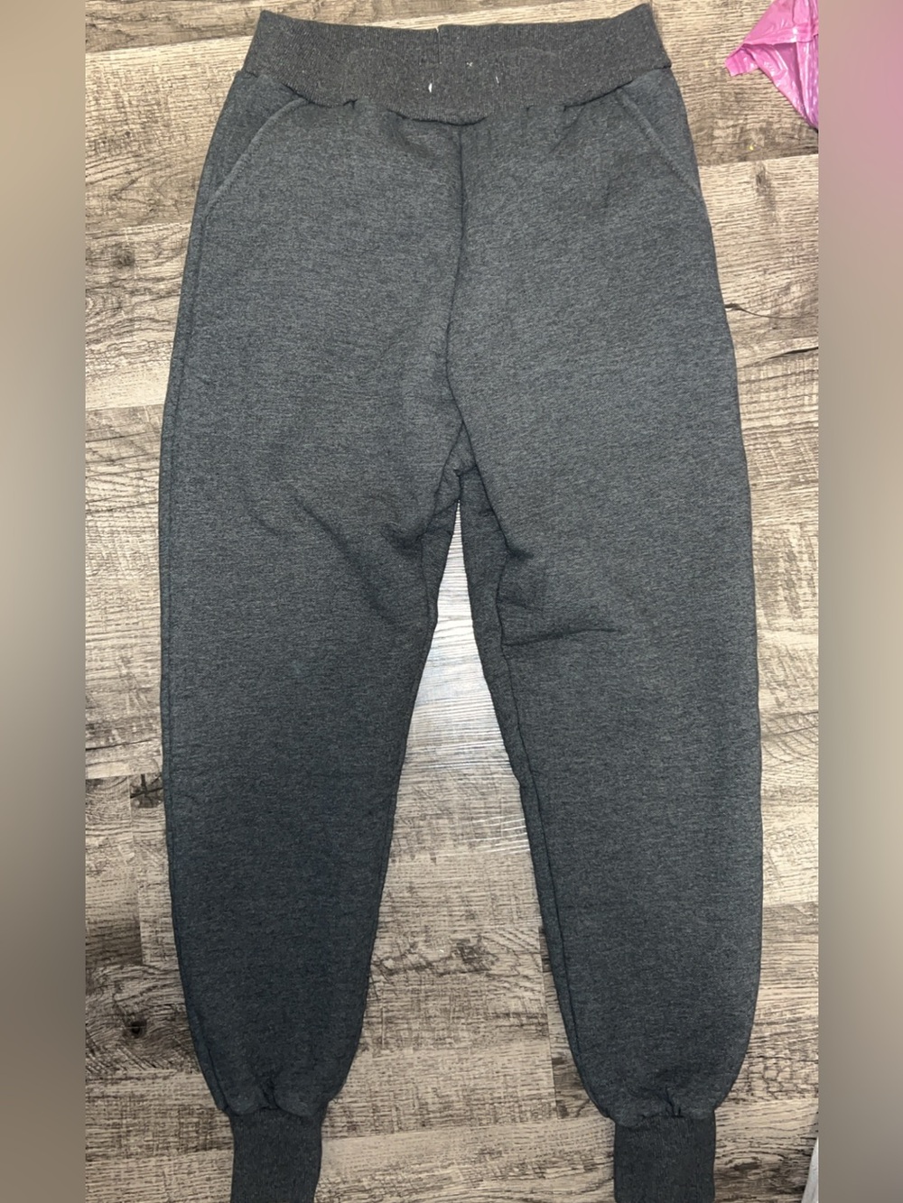 Men's Dark Gray Fleece Jogger Sweatpants - Comfortable Everyday Wear